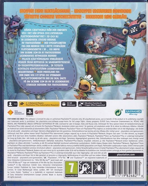 Sackboy - A Big Adventure - Nordisk version - Playstation 5 Spil (A Grade) (Genbrug)